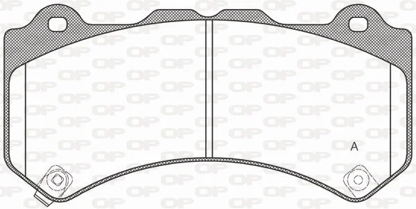 Open Parts Plaquettes de frein