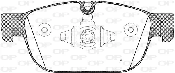 Open Parts Plaquettes de frein