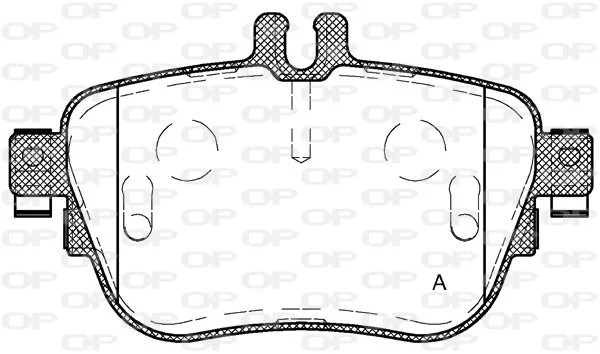 Open Parts Plaquettes de frein