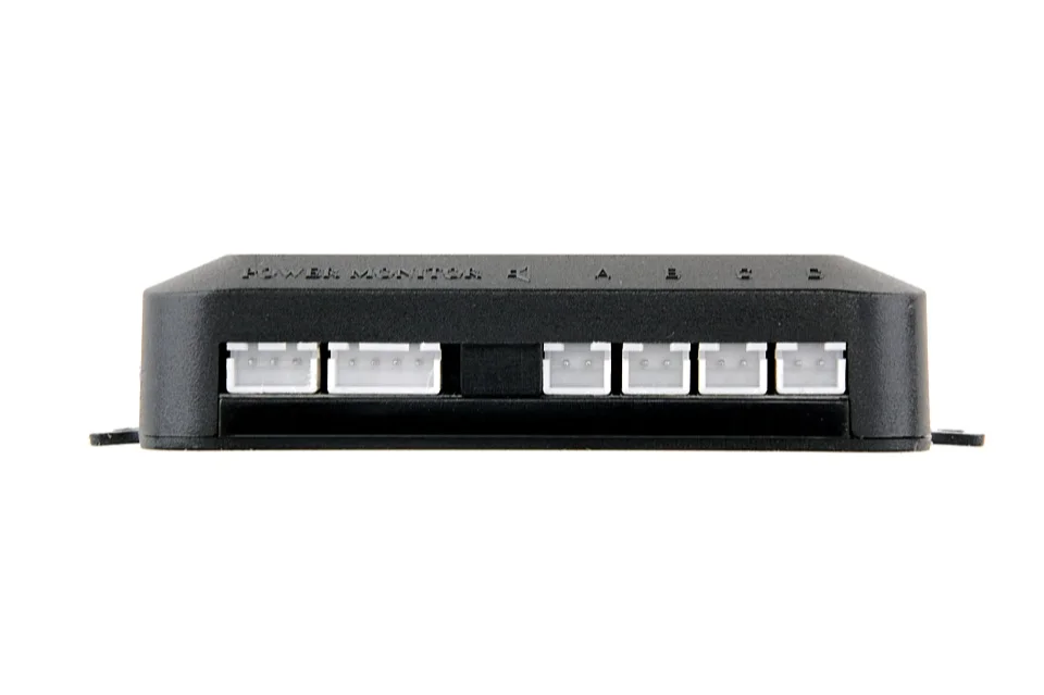 NTY Kit de capteurs de stationnement universel 4 capteurs noirs avec buzzer Ø21,5 mm