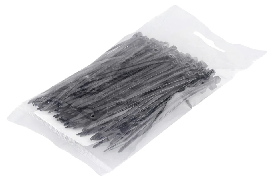 NTY collier de serrage nylon 2,5 x 100 mm noir (lot de 100)