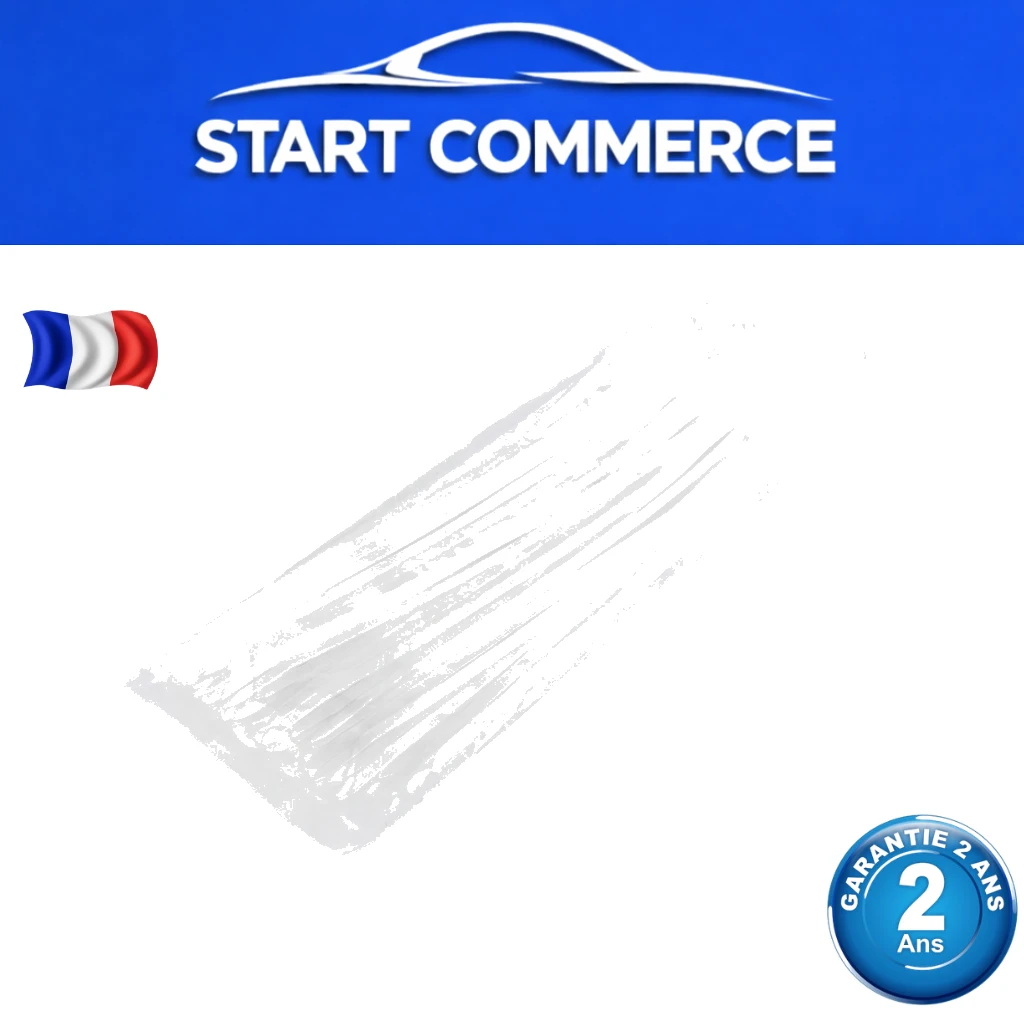 NTY Collier nylon serflex blanc 4,8 x 250 mm (lot de 100)