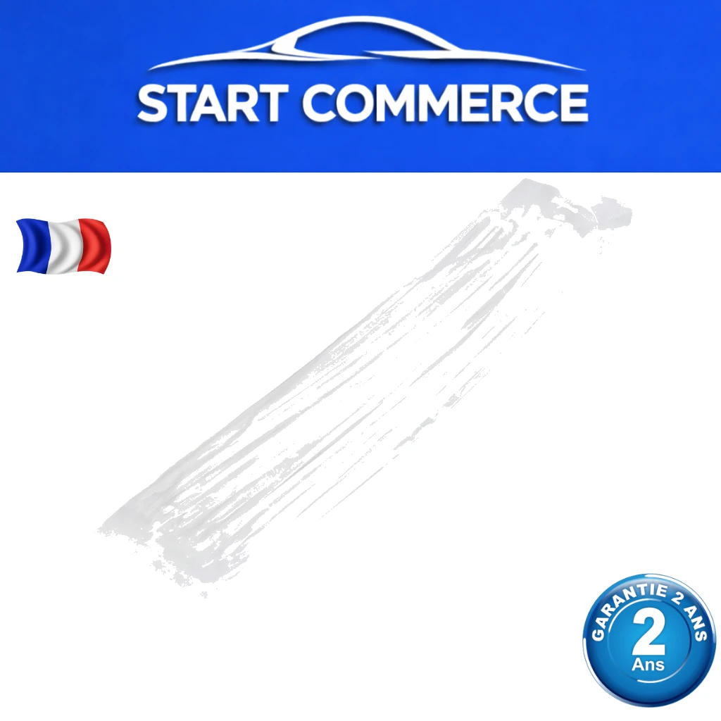 NTY Collier nylon serflex blanc 4,8 x 400 mm (lot de 100)