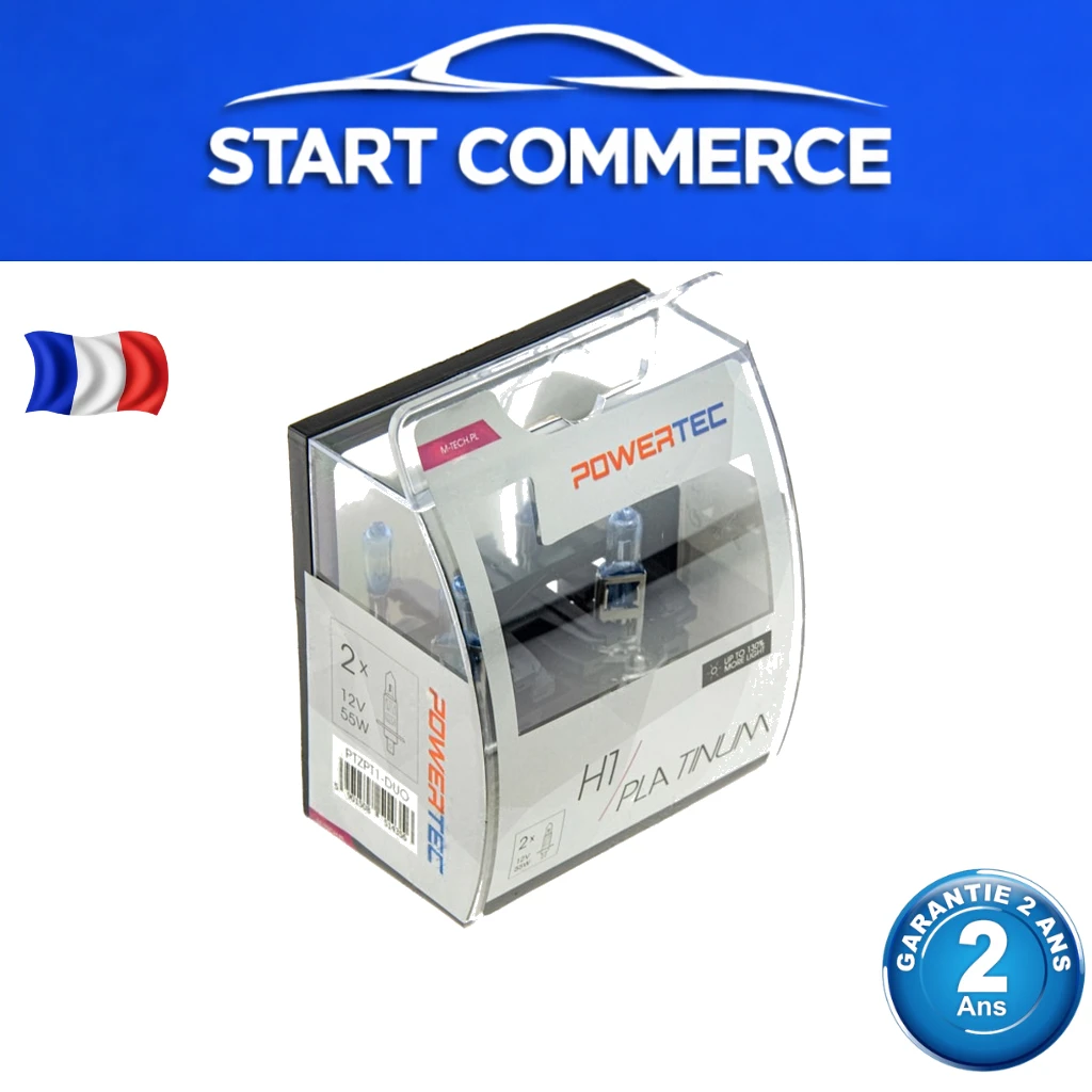 NTY Ampoule halogène H1 Platinum (lot de 2)