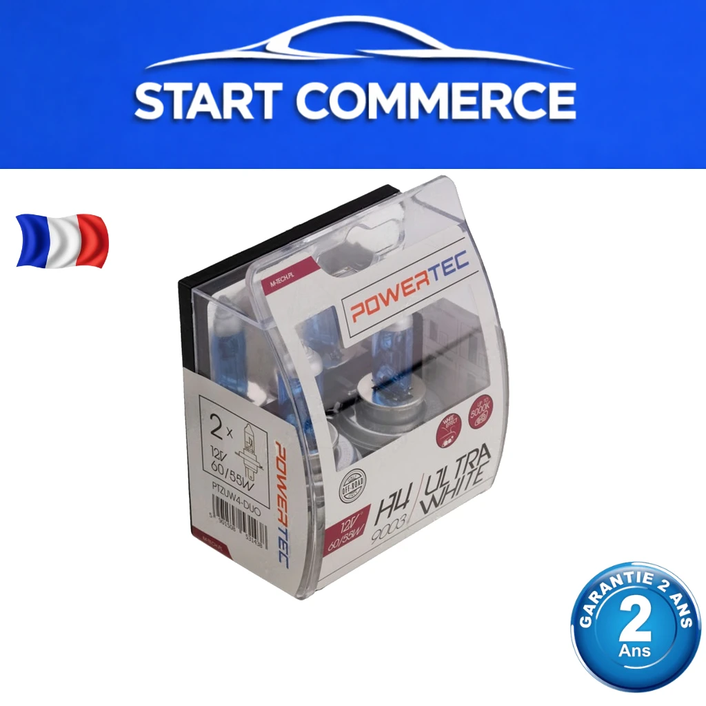 NTY Ampoule halogène H4 Ultra White (lot de 2)
