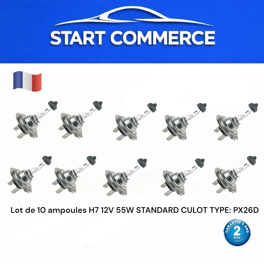 NTY ampoule halogène h7 12v 55w (lot de 10)