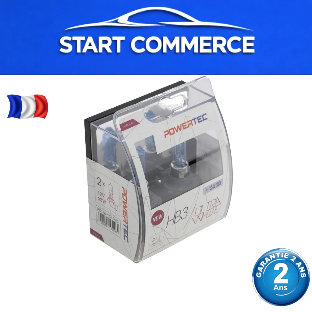 NTY Ampoule halogène HB3 Ultra White (lot de 2)