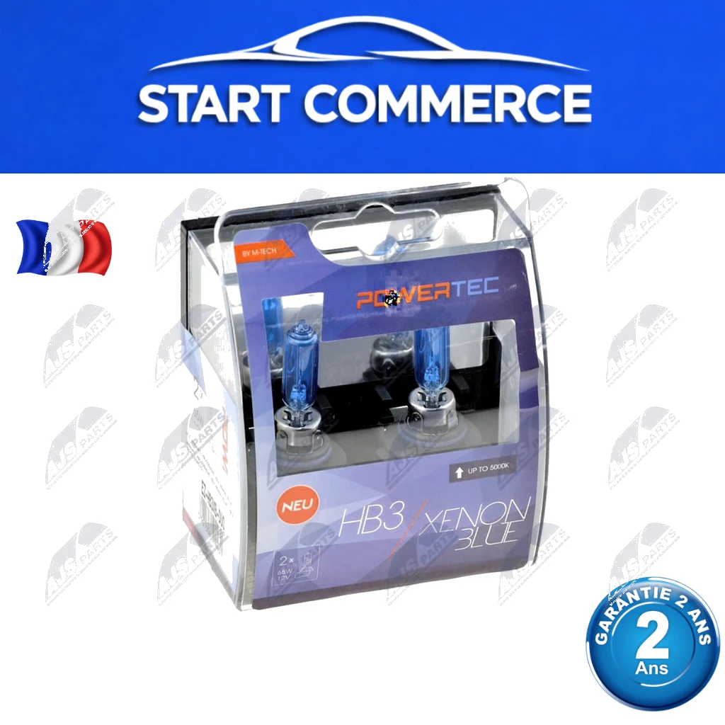 NTY Ampoule halogène HB3 Xenon Blue (lot de 2)