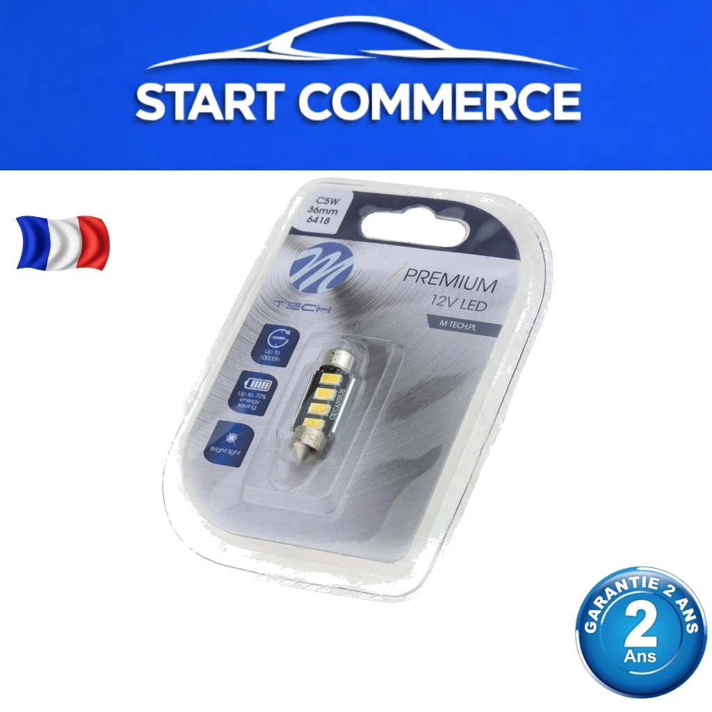 NTY Ampoule LED C5W/C10W Premium blanc Canbus