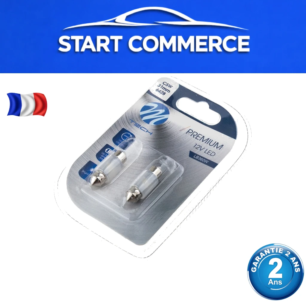 NTY Ampoule LED C5/C10W 31mm Premium blanc froid