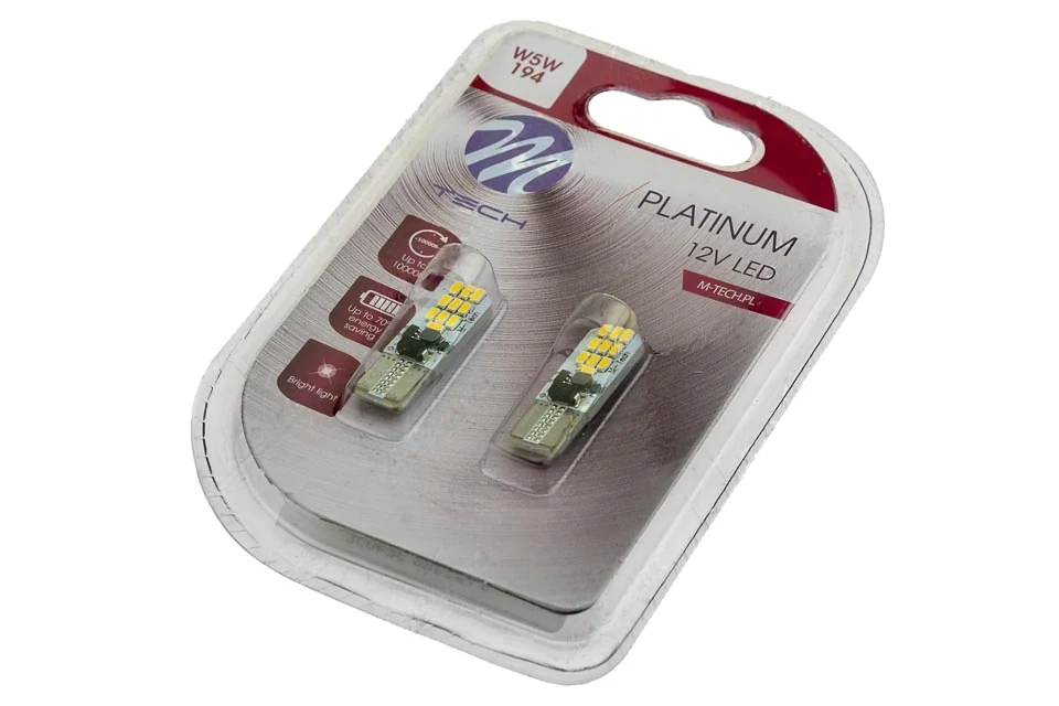 NTY ampoule led w5w platinum blanc froid