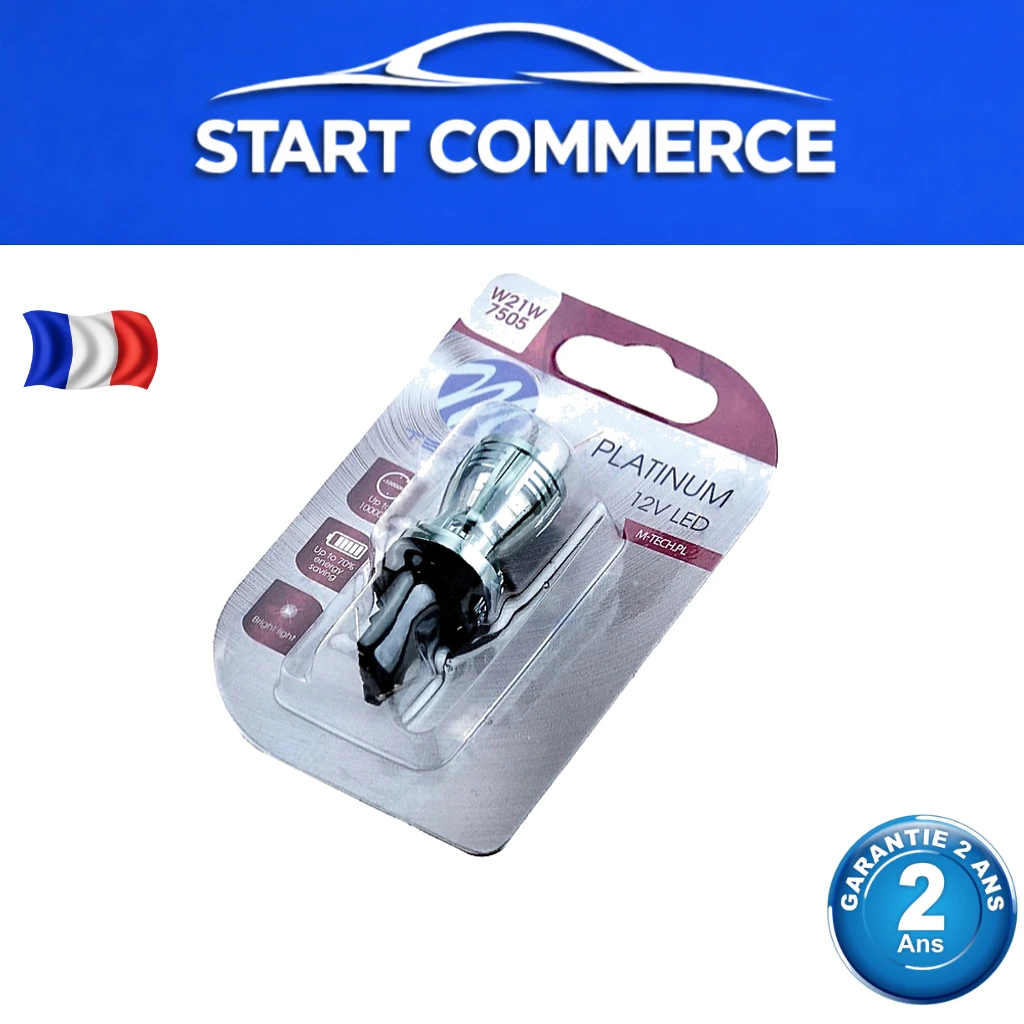 NTY Ampoule LED W21W Red Series rouge