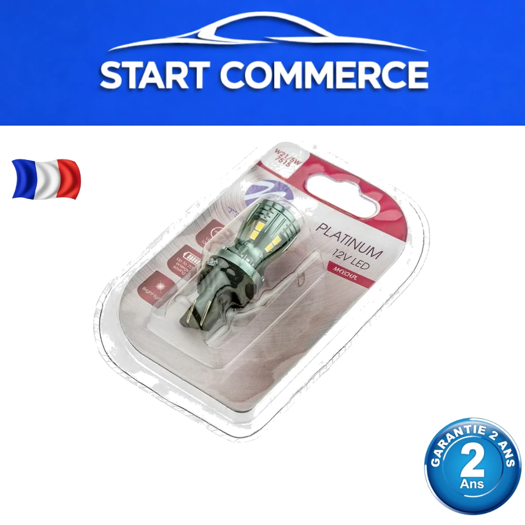 NTY Ampoule LED W21/5W Platinum blanc froid