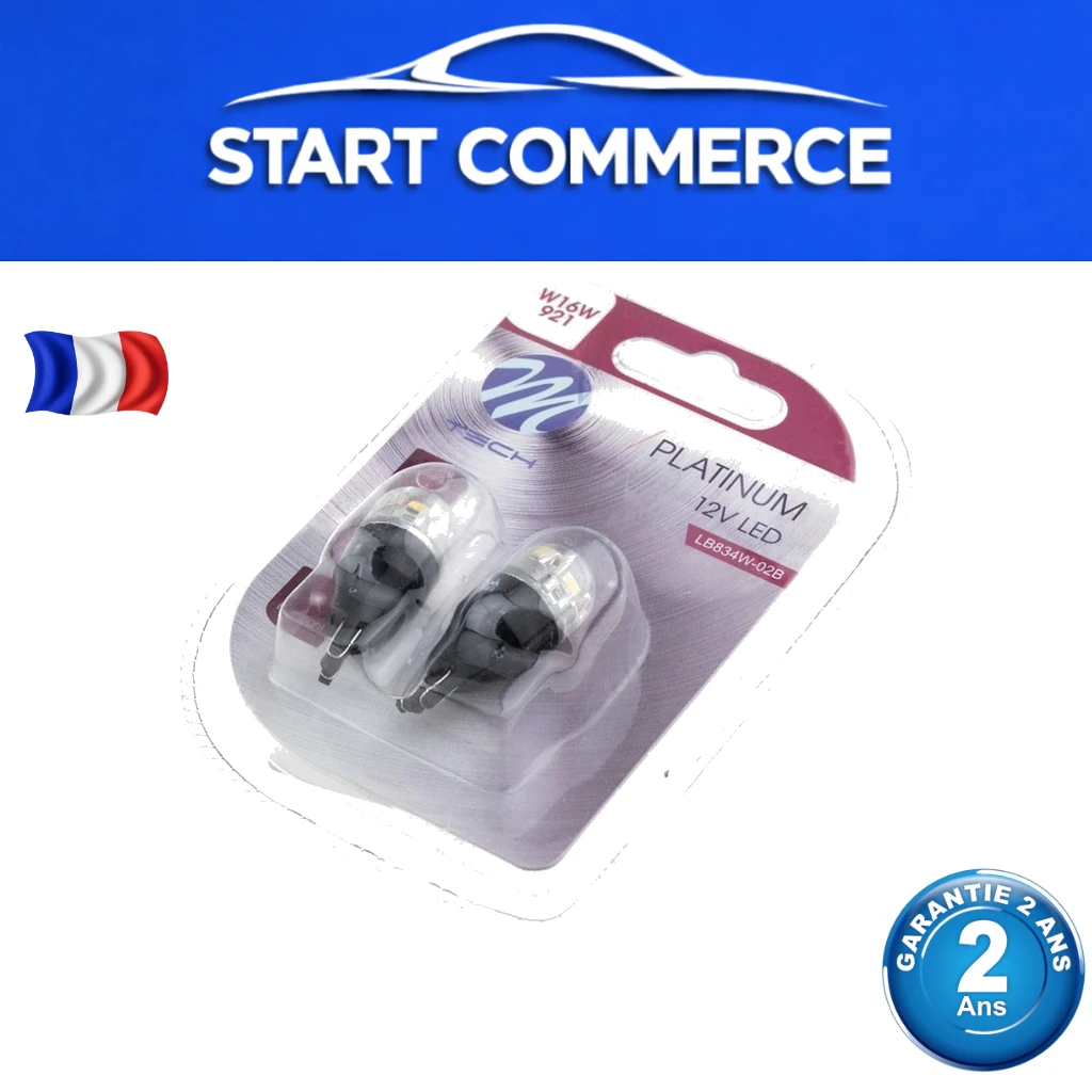 NTY Ampoule LED W16W Platinum blanc froid