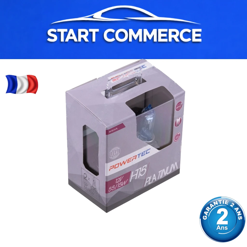 NTY Ampoule halogène H15 Platinum