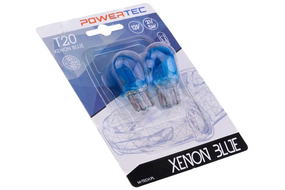 NTY ampoules xenon blue w21/5w