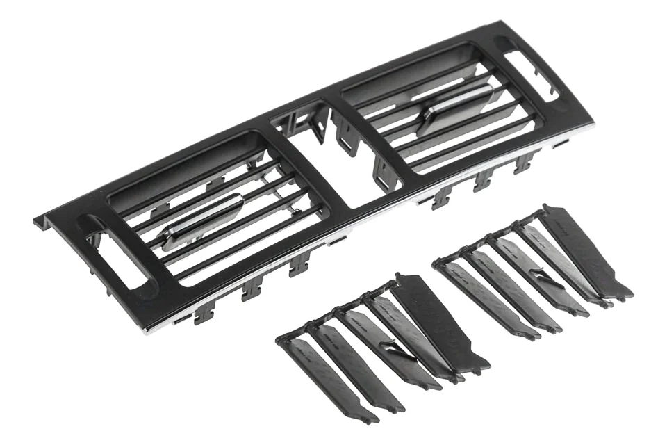 NTY grille de ventilation centrale noire