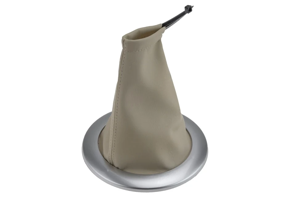 NTY soufflet de levier de vitesses argent et beige