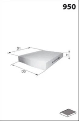 MISFAT Filtre habitacle PSA 1.5 BlueHDi/1.2 PureTech