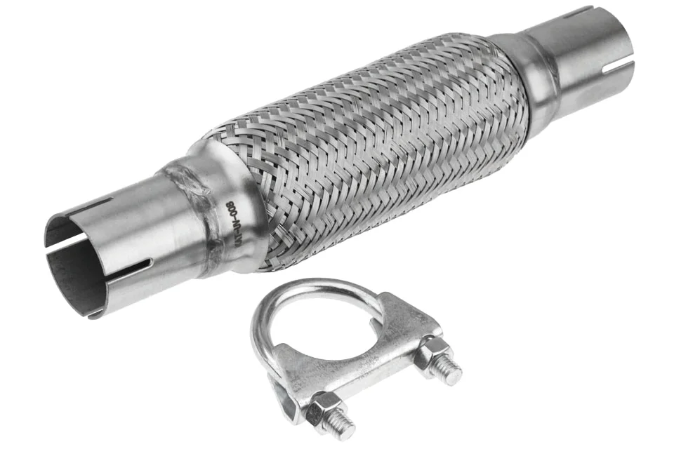 NTY Flexible d'échappement inox 45 x 300 mm avec colliers