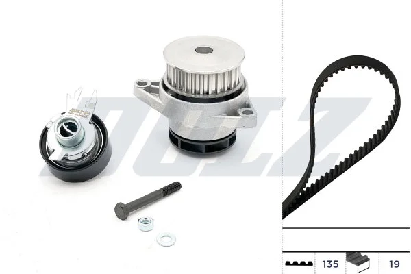 DOLZ kit de distribution + pompe à eau polo