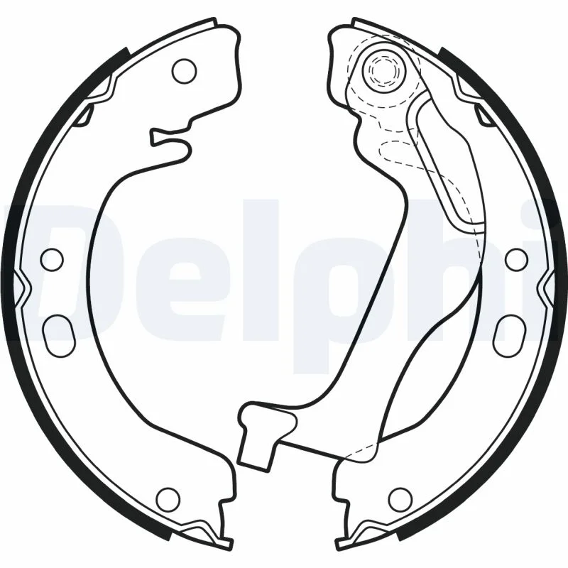 DELPHI jeu de mâchoires de frein