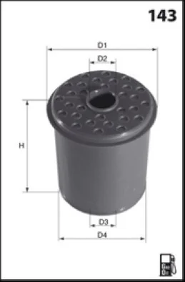 MISFAT Filtre à gasoil pour Renault