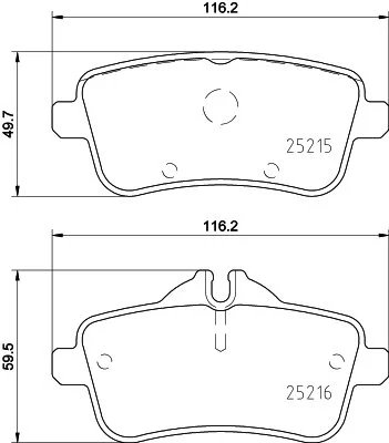 MINTEX plaquettes de frein vl