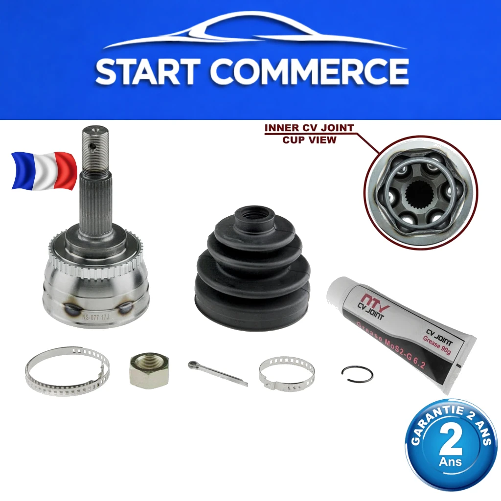 NTY Joint homocinétique extérieur - NISSAN X-TRAIL T30/MAXIMA A33 (ABS 44 dents)