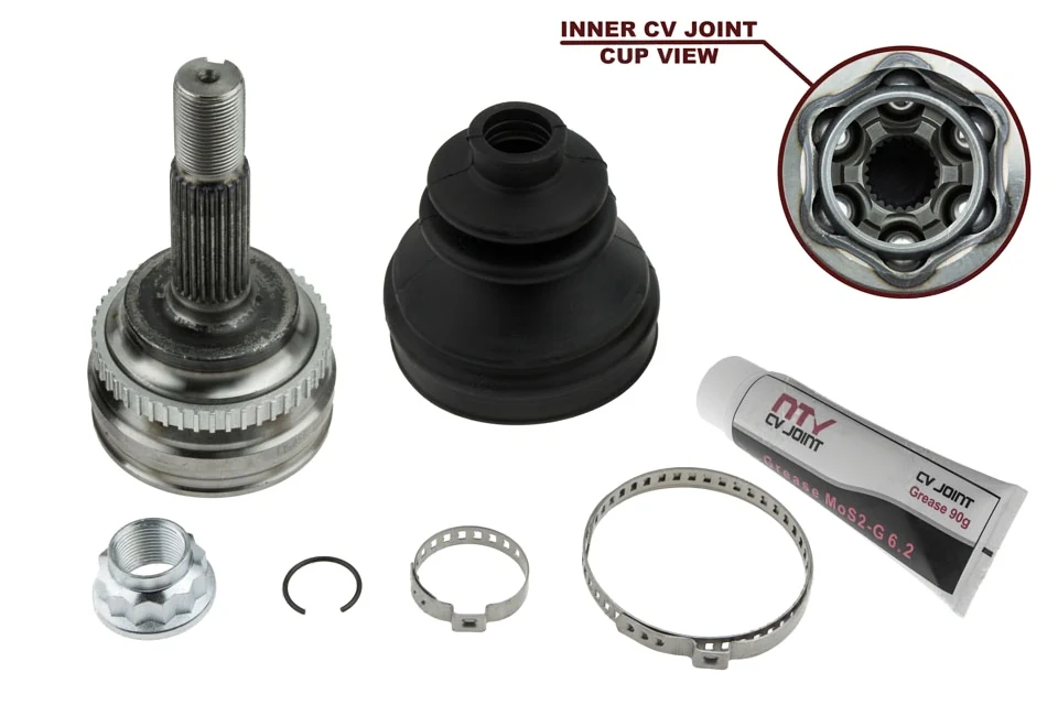 NTY joint homocinétique extérieur - toyota yaris 1.4 d-4d/1.5 vvt-i (abs 48 dents)
