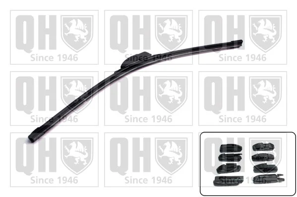 QH bras d'essuie-glace aérodynamique multifit 558