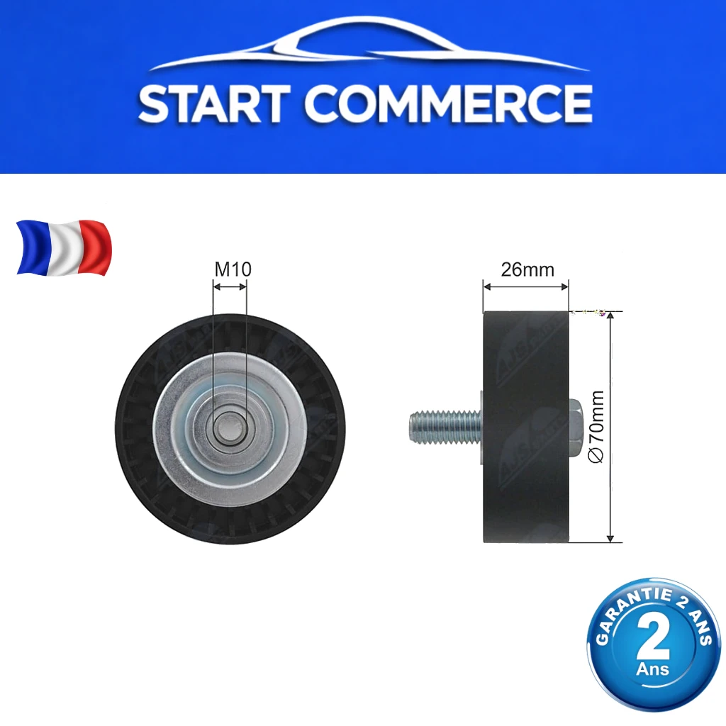 NTY galet enrouleur des courroies de distribution