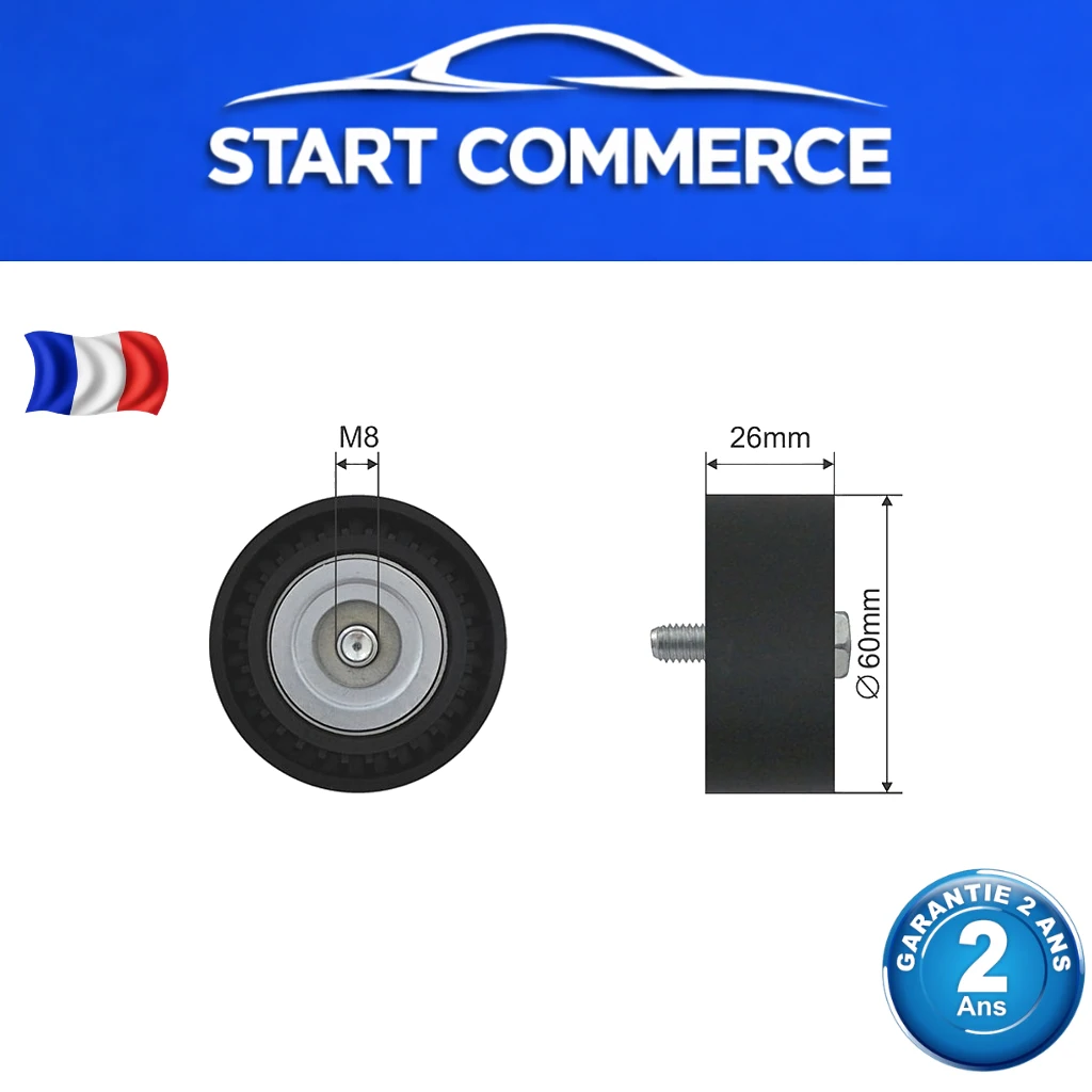 NTY galet enrouleur des courroies de distribution