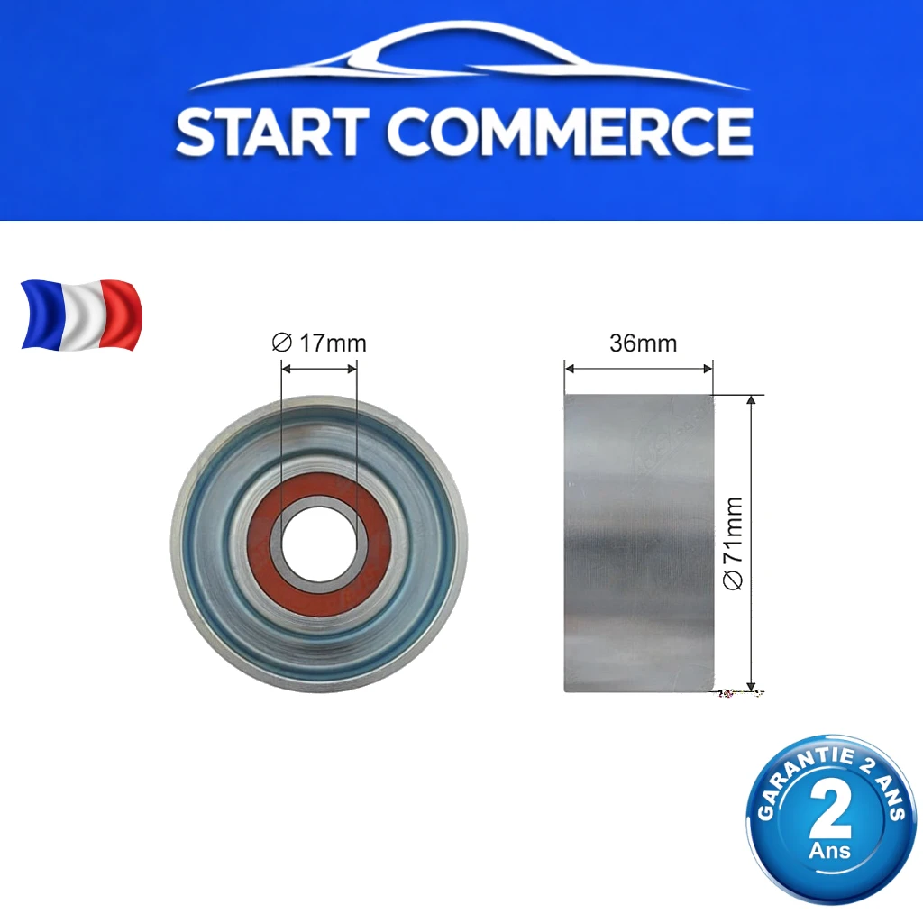 NTY Galet enrouleur des courroies de distribution