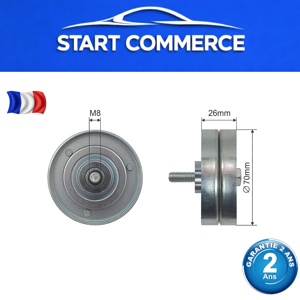 NTY galet enrouleur des courroies de distribution