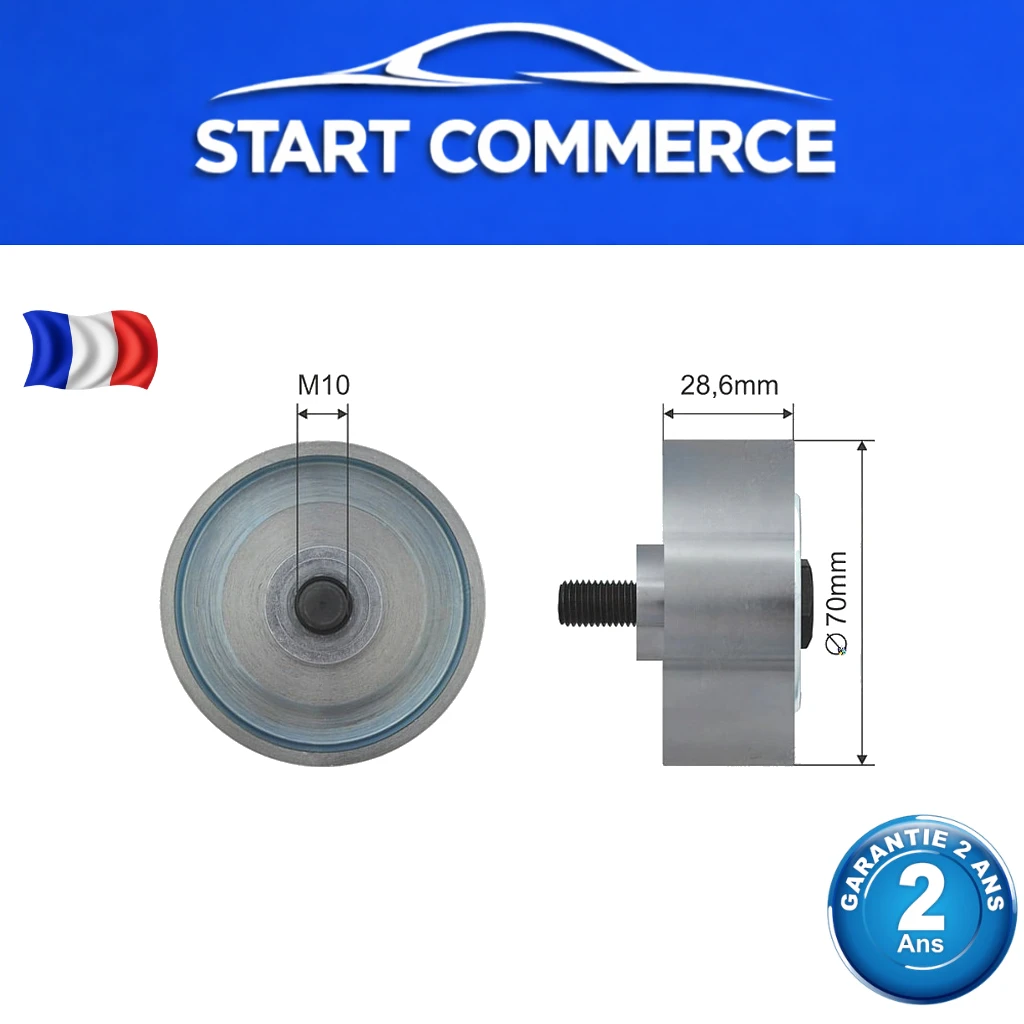 NTY galet enrouleur des courroies de distribution