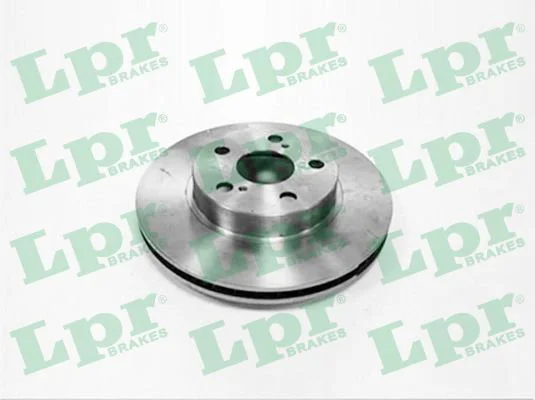 LPR Jeu de 2 disques de frein pour Toyota Prius