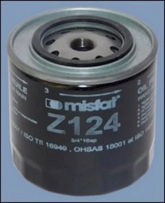 MISFAT Filtre à huile pour Fiat, Iveco, Same, V